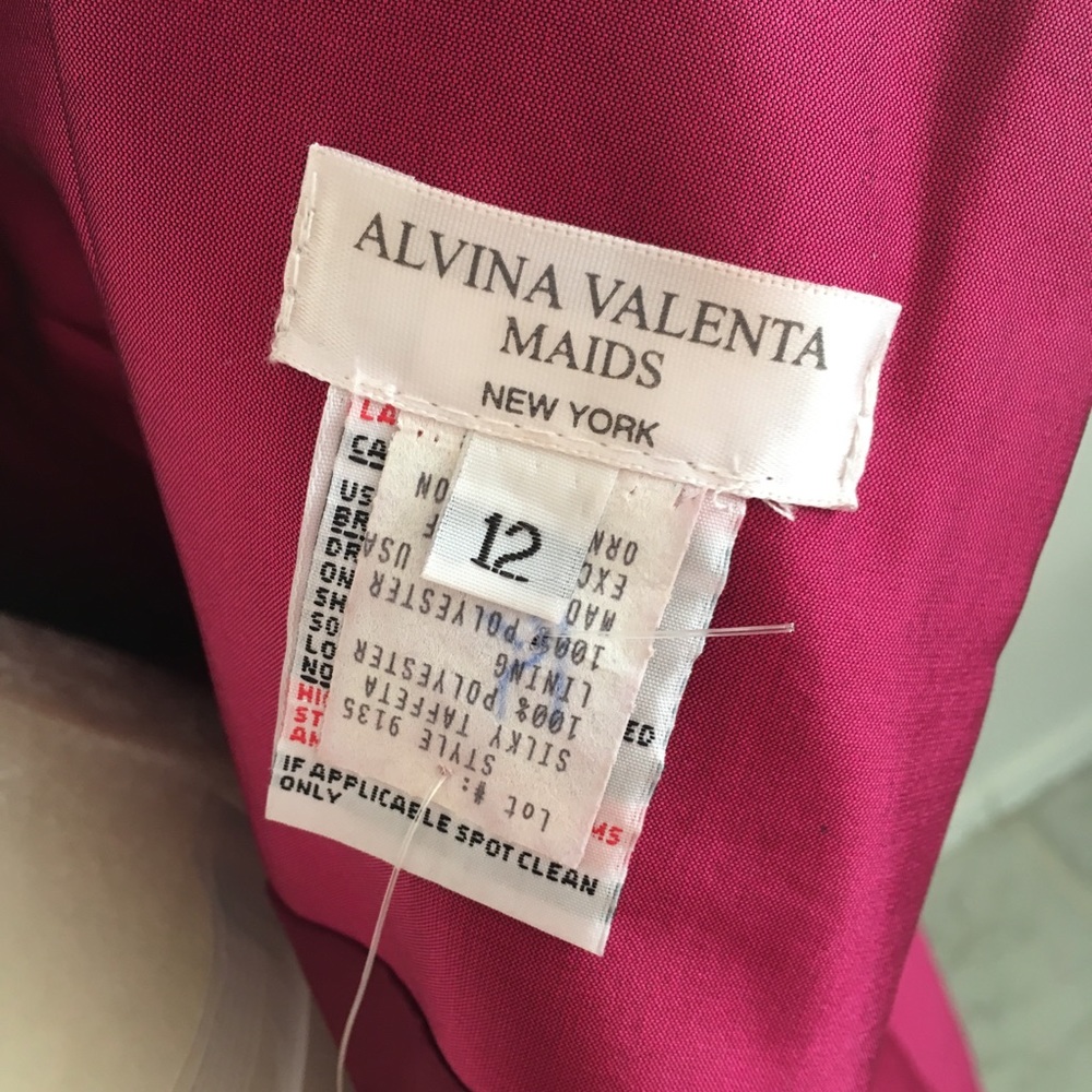 Alvina Valenta Maids New York Dress in cabernet - Picture 5 of 6